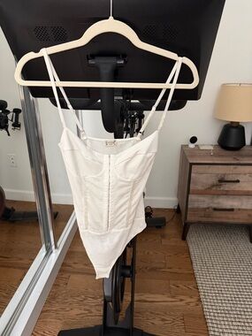 Free People Intimately  Corset Bodysuit with Spaghetti Straps